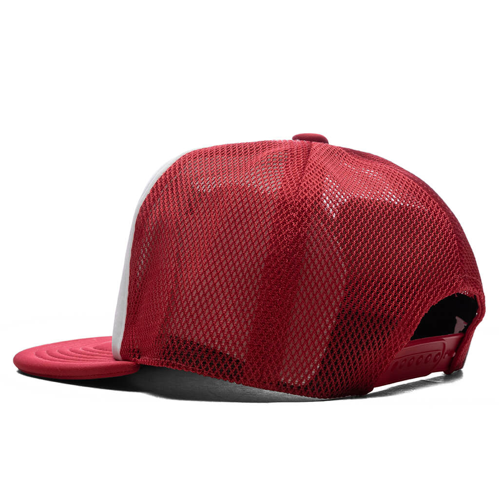 Kids Bape STA Mesh Cap Red