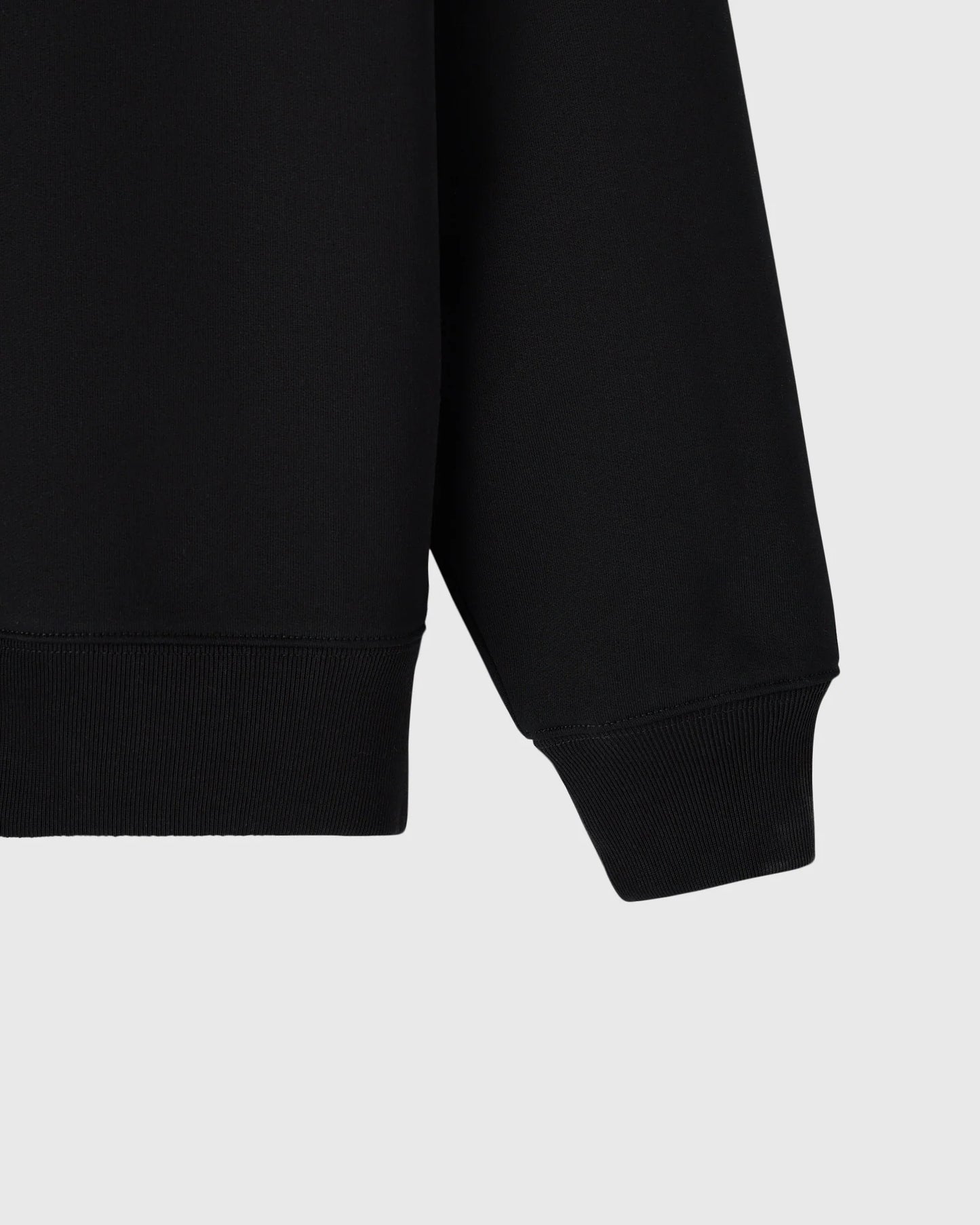 Signature Quarter Zip Mockneck Black