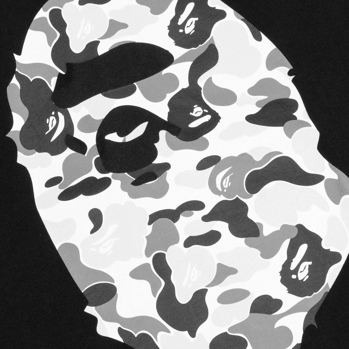 ABC Camo By Bathing Ape Tee Black Grey