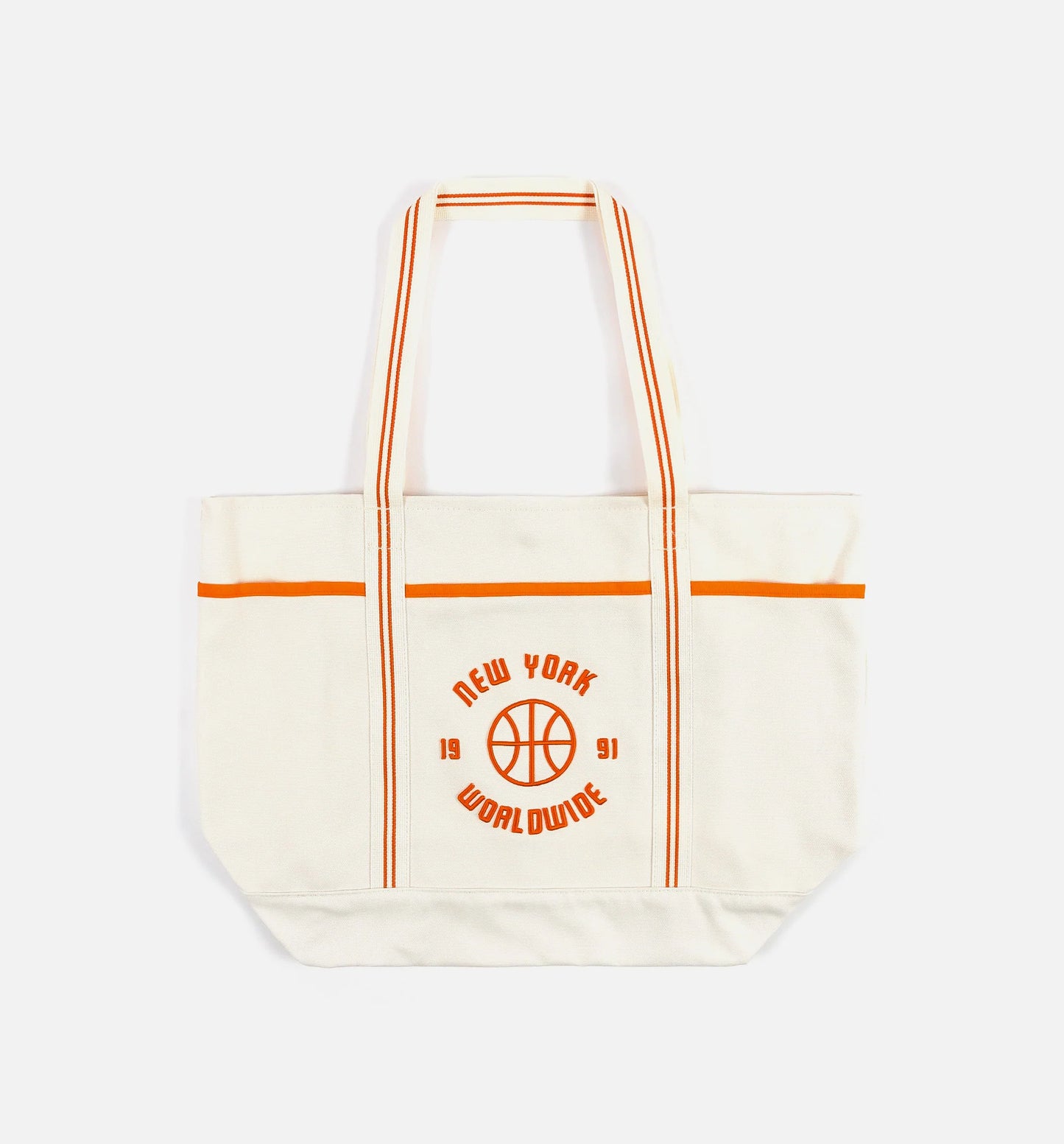 Rhuigi Tote Mens Bag White Orange