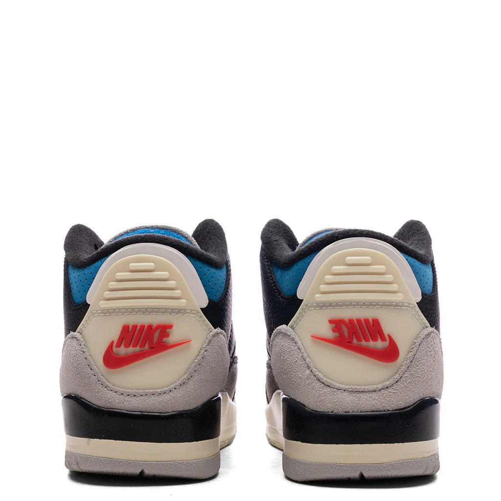 Air Jordan 3 Retro OG Rare Air PS Black Chile Red Neutral Grey