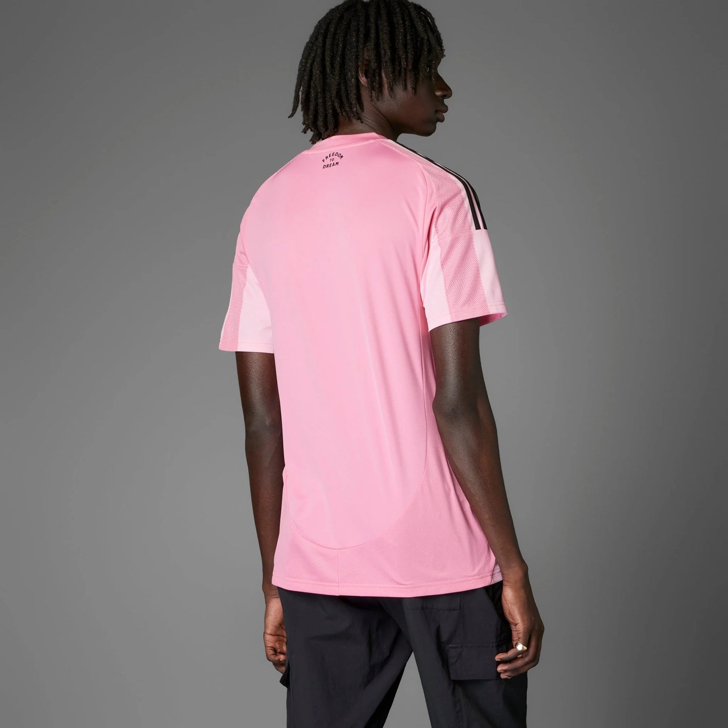 adidas Mens Inter Miami CF Home Jersey 25 26 Pink