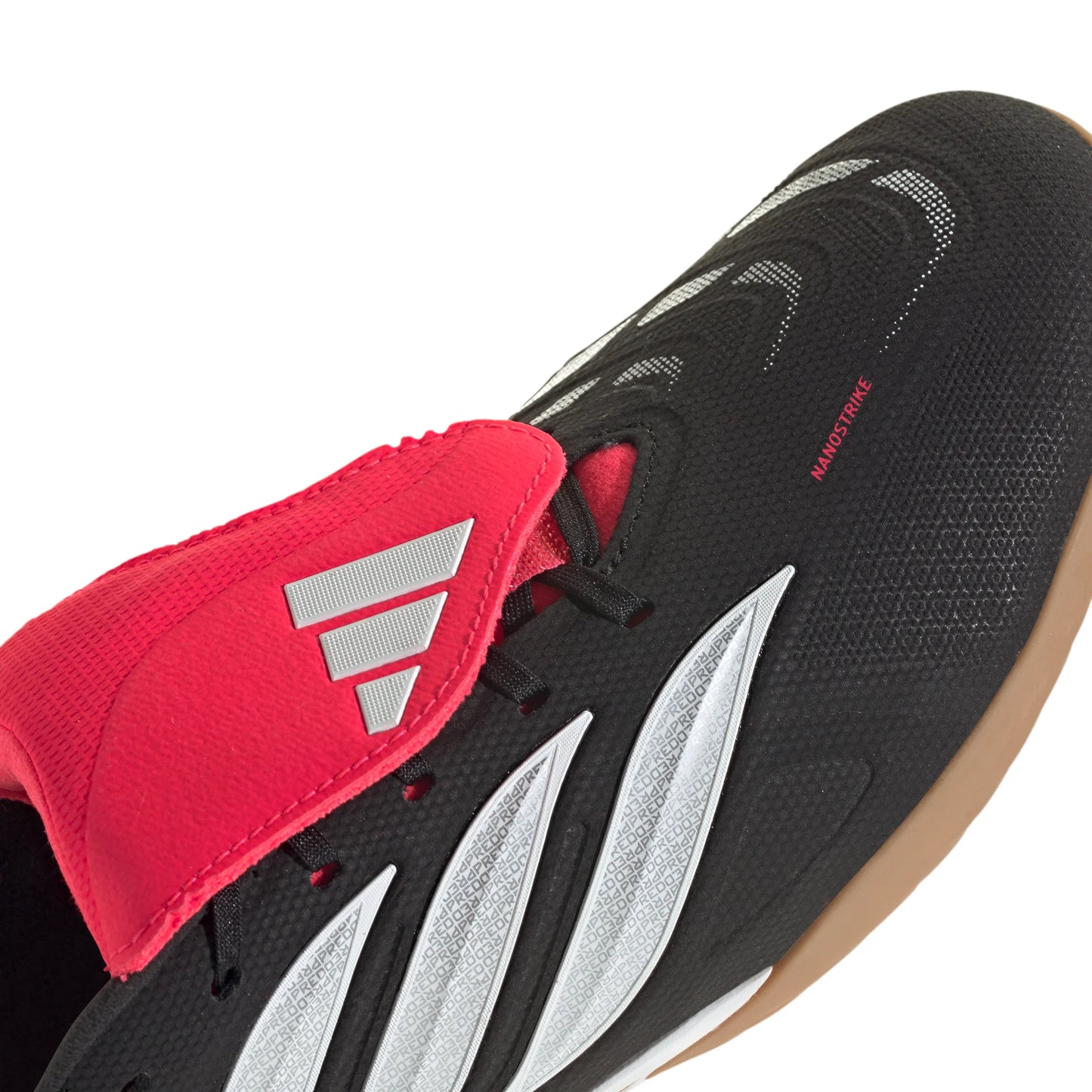 adidas Predator League Fold Over Tongue IN Indoor Mens Soccer Shoes Black White