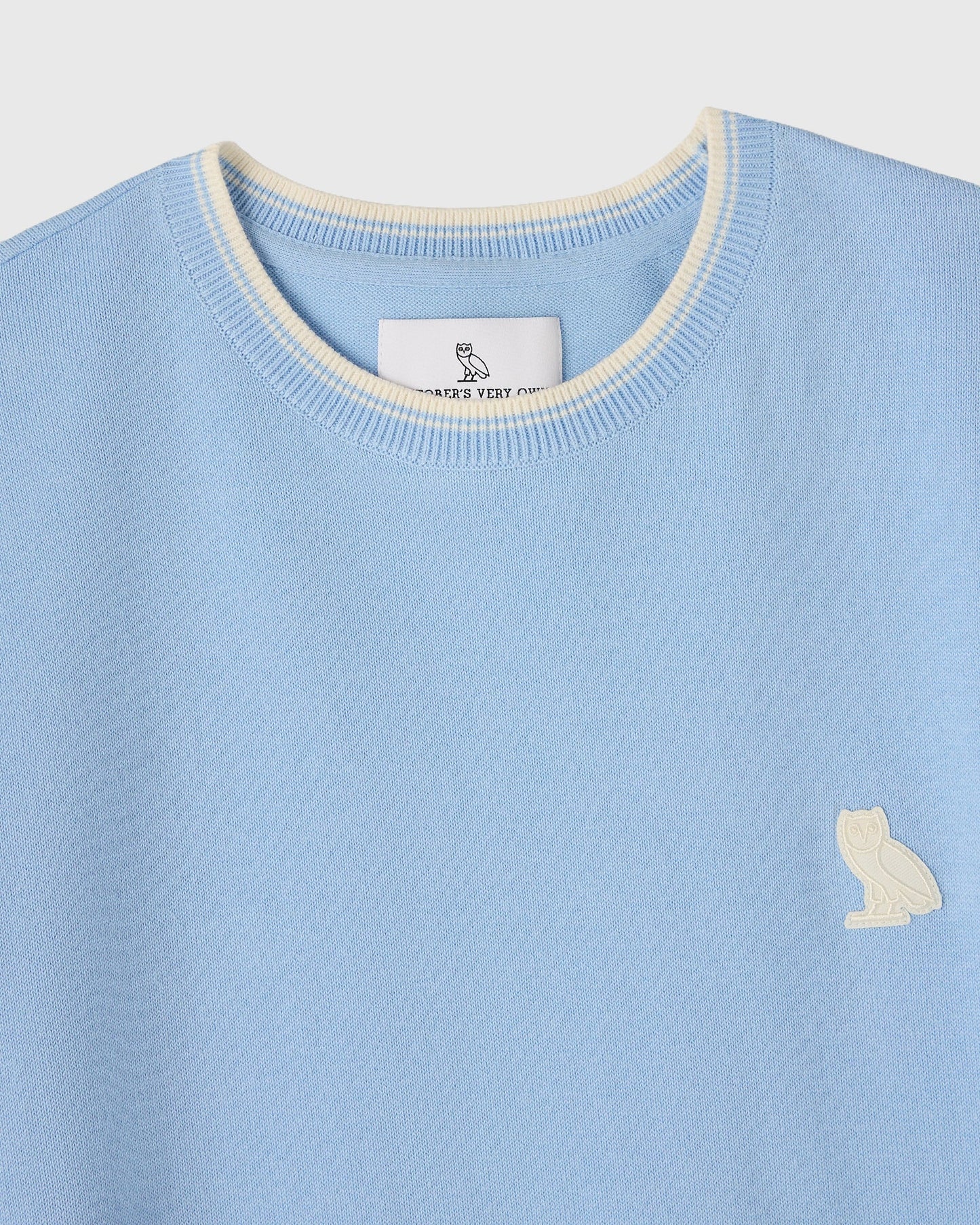 Classic Owl Sweater Tee Light Blue