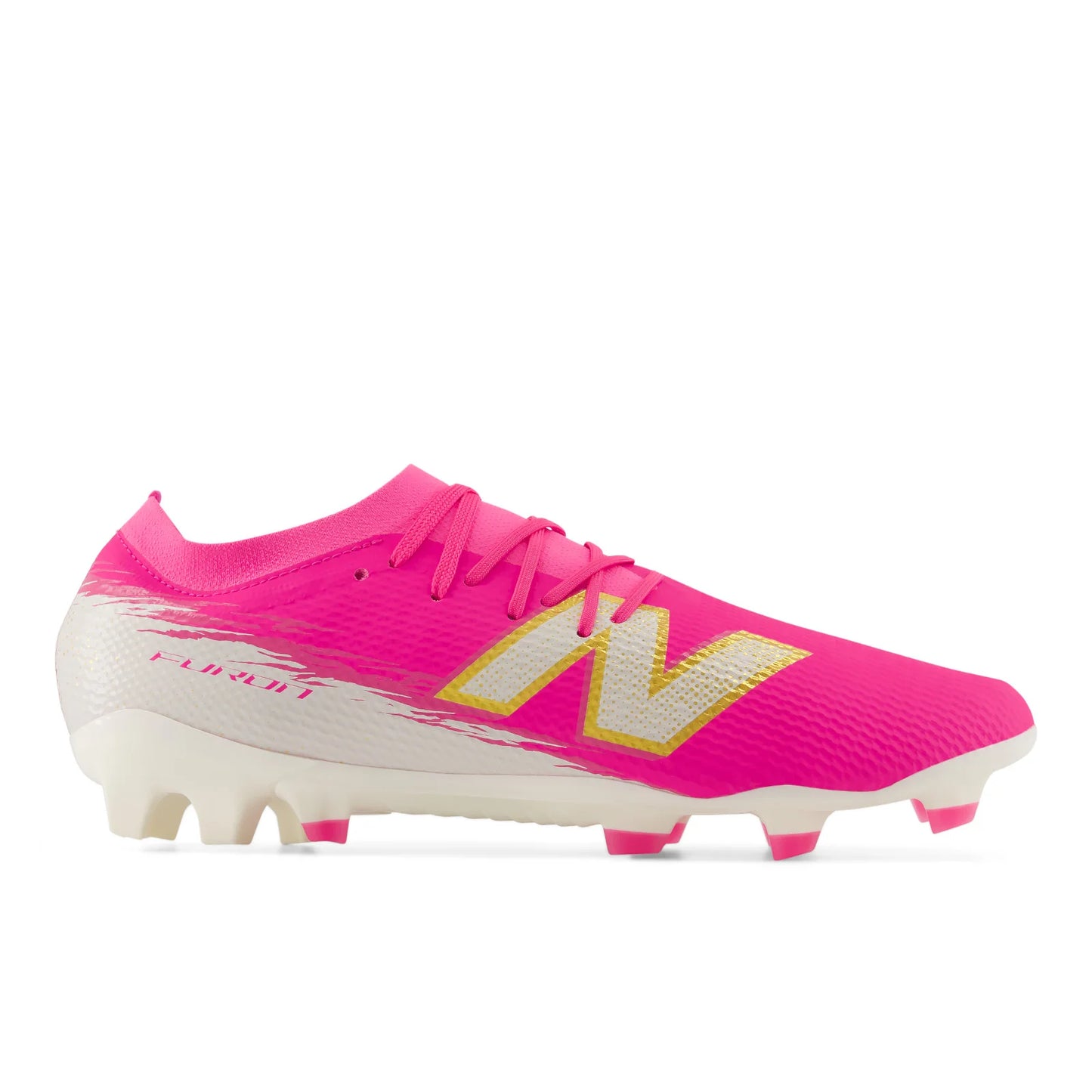 New Balance Furon Team V8 FG Firm Ground Mens Soccer Cleats Pink Heat