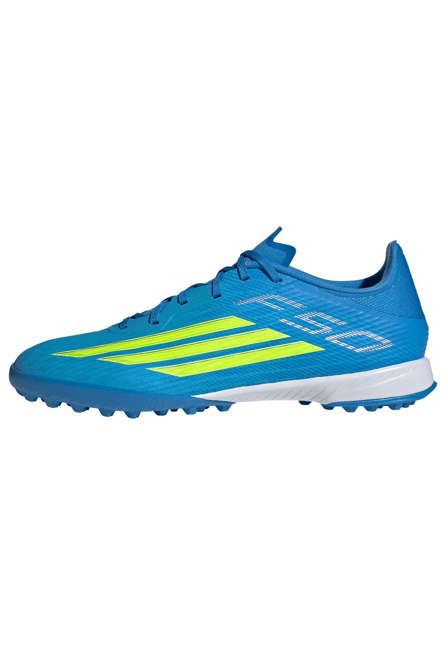 adidas F50 League TF Turf Mens Soccer Cleats Blue Yellow Aqua