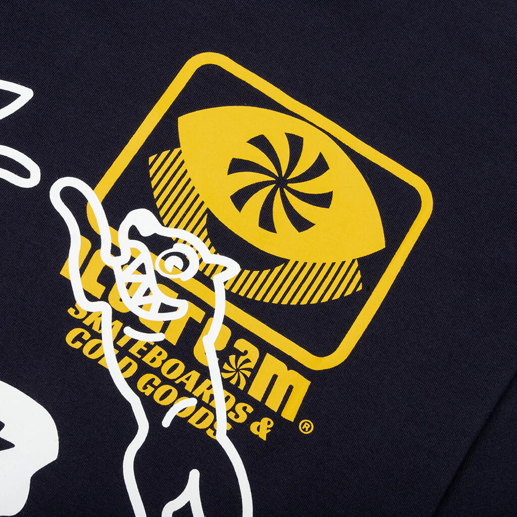 Overlay S S Tee Charcoal Art