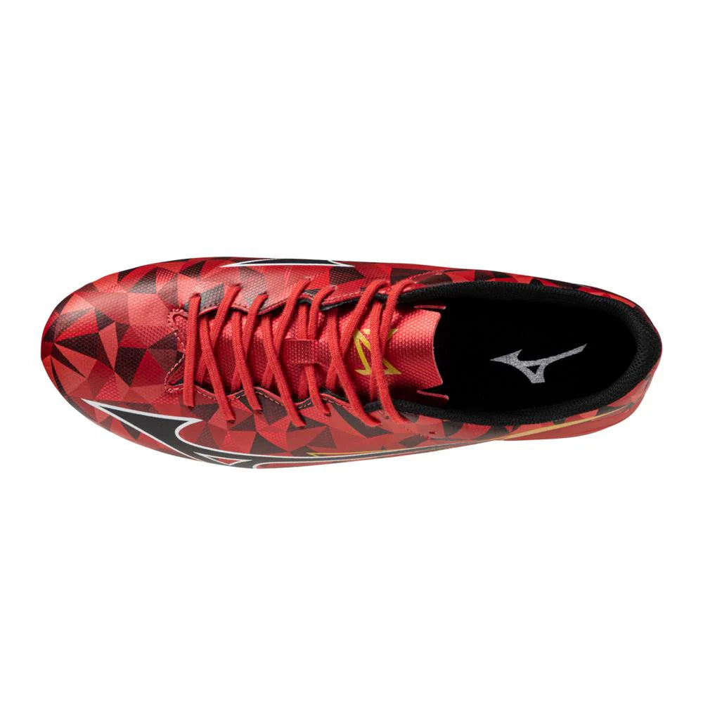 Mizuno Alpha II Select AG Artificial Grass Soccer Cleats Red Black