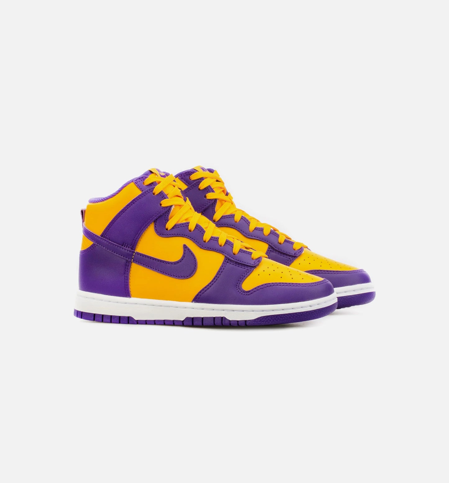 Dunk High Court Purple Mens Lifestyle Shoe Purple Yellow
