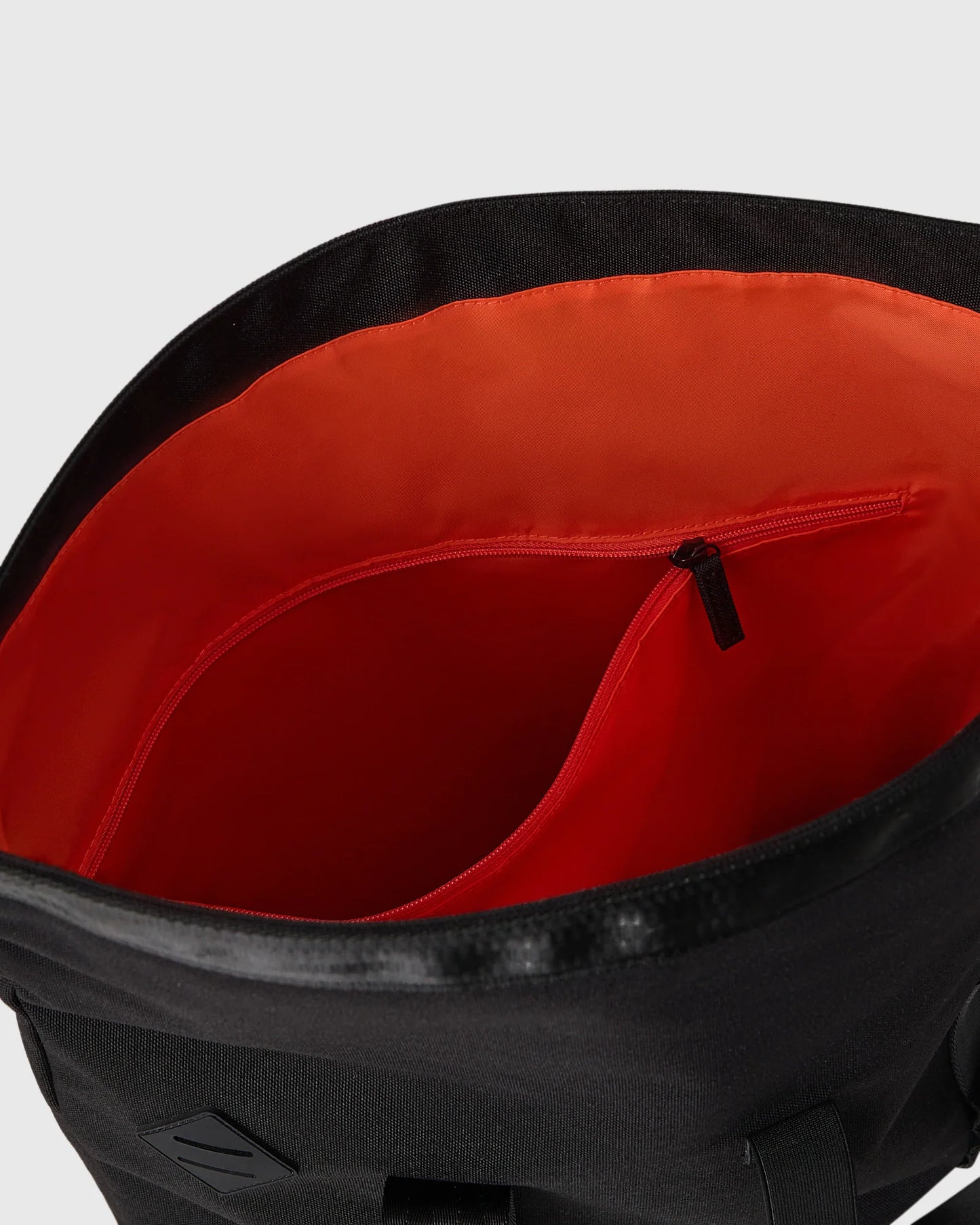 Roll Top Tote Bag Black