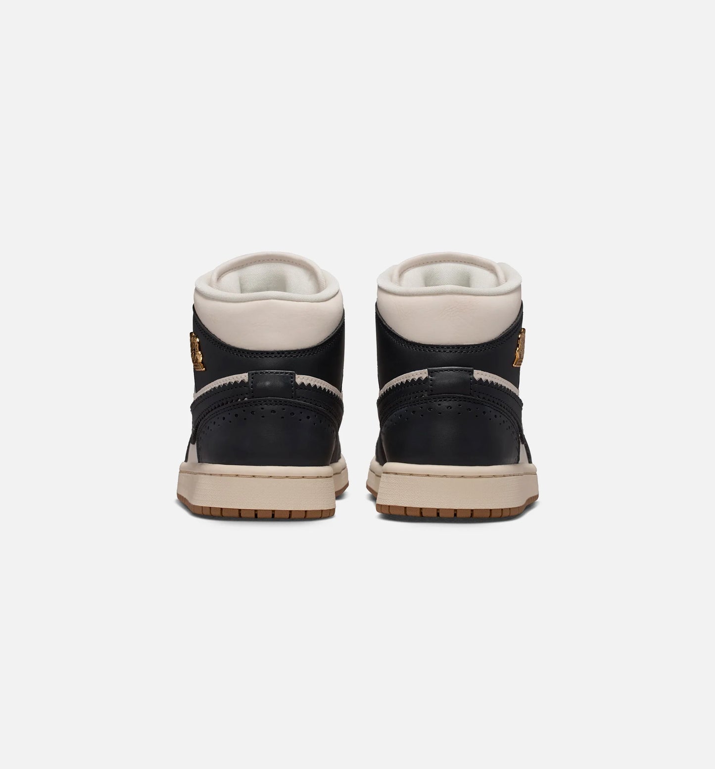 Air Jordan 1 Mid SE Womens Lifestyle Shoe Off Noir Chalk Pearl White