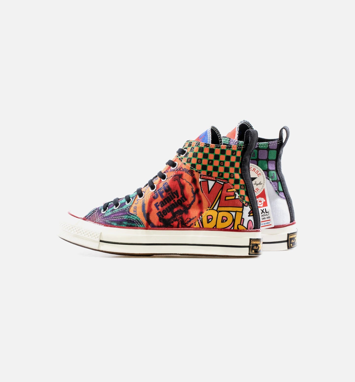 Joe Freshgoods X Chuck Taylor 70 Hi Top Mens Lifestyle Shoe Black Multi