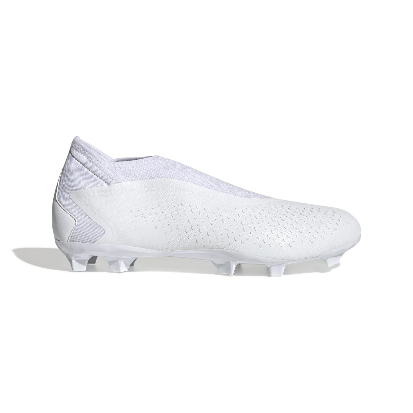 adidas Predator Accuracy3 Laceless FG Firm Ground Soccer Cleats White White