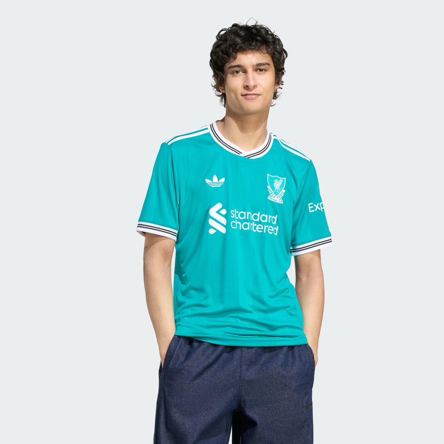 adidas Liverpool FC Third Mens Soccer Jersey 25 26 Green