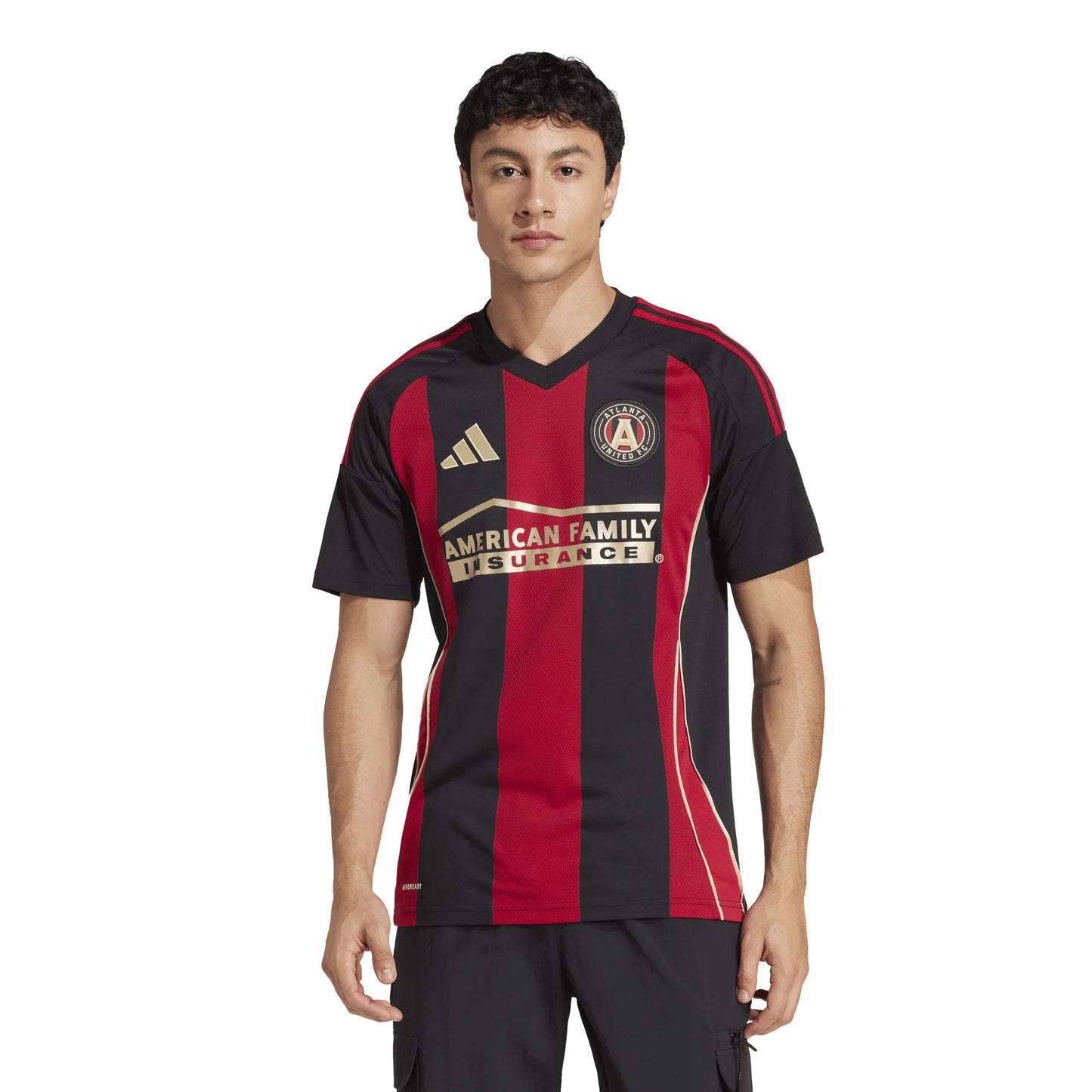 adidas Mens Atlanta United Home Jersey 25 Black