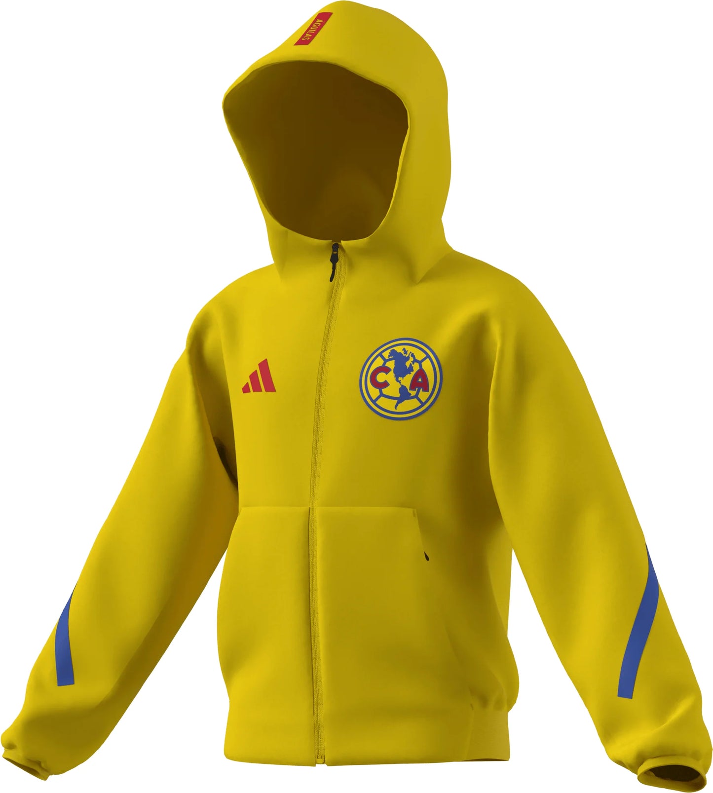 adidas Club America ZNE Anthem Soccer Jacket Yellow