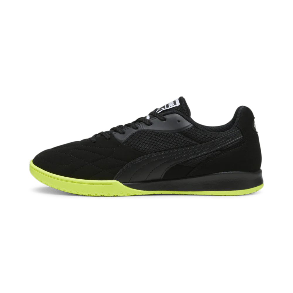 PUMA King Top IT Indoor Shoes Black Lime