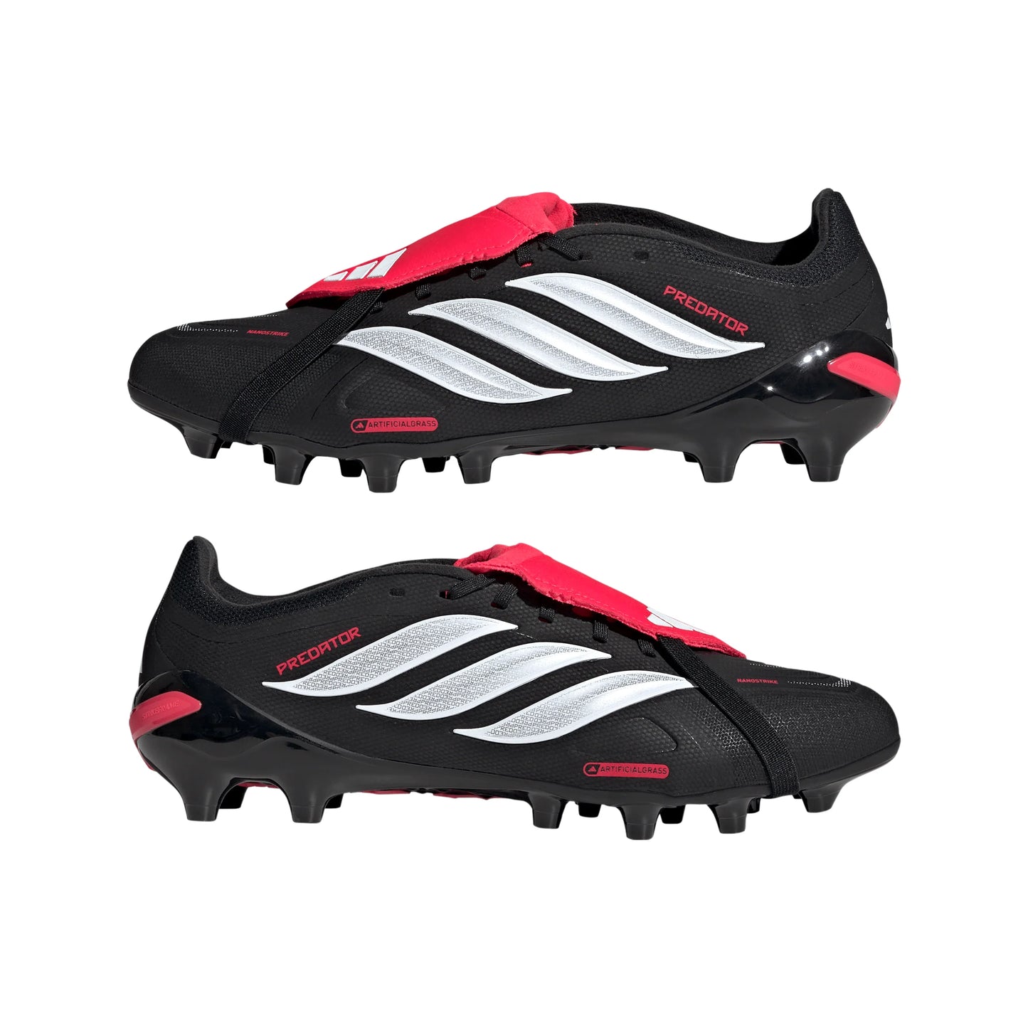 adidas Predator League Fold Over Tongue AG Artificial Ground Mens Soccer Cleats Black