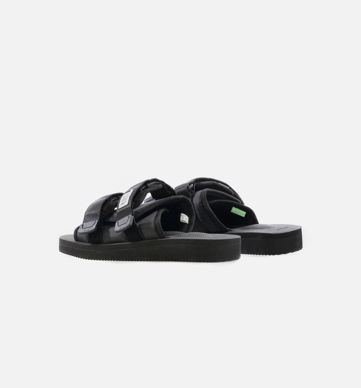Double Strap Moto Cab Mens Lifestyle Slide Sandal Black