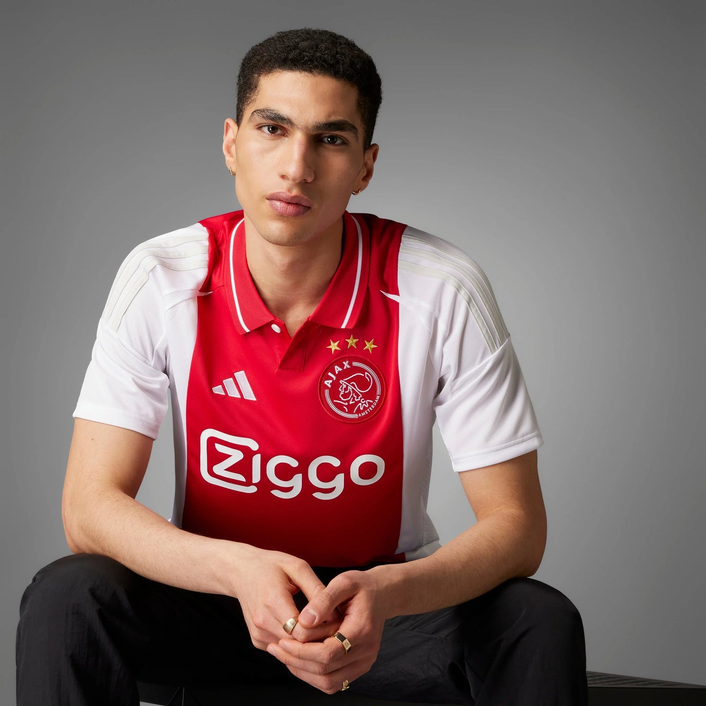 adidas Mens Ajax Amsterdam Home Jersey 24 25