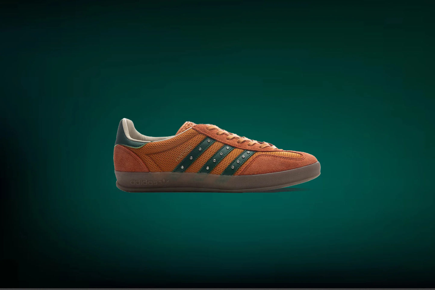 adidas Originals x Hardies Gazelle Rust Orange Collegiate Green Gum