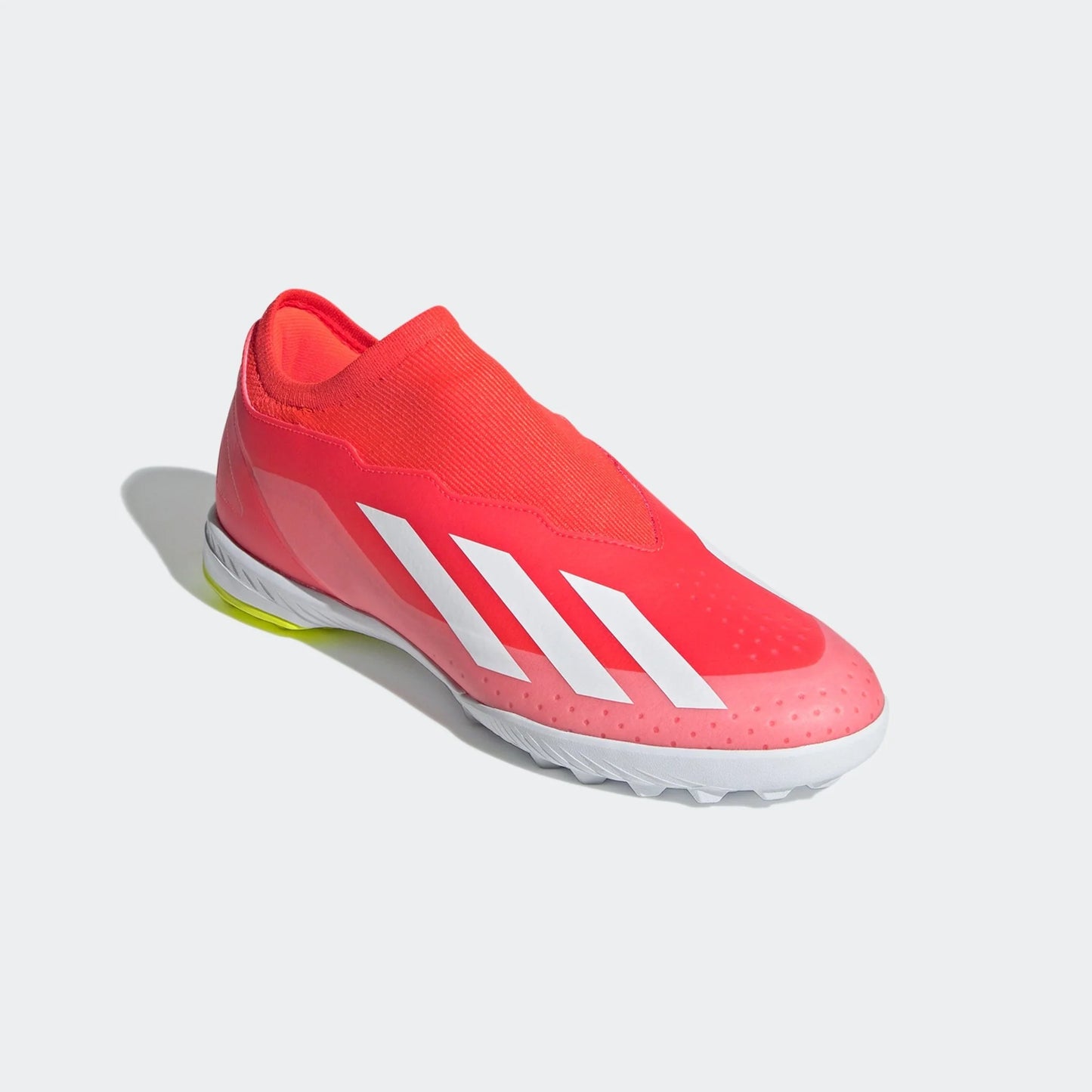 adidas X Crazyfast League Laceless TF Laceless Turf Boots Solar Red White Solar Yellow