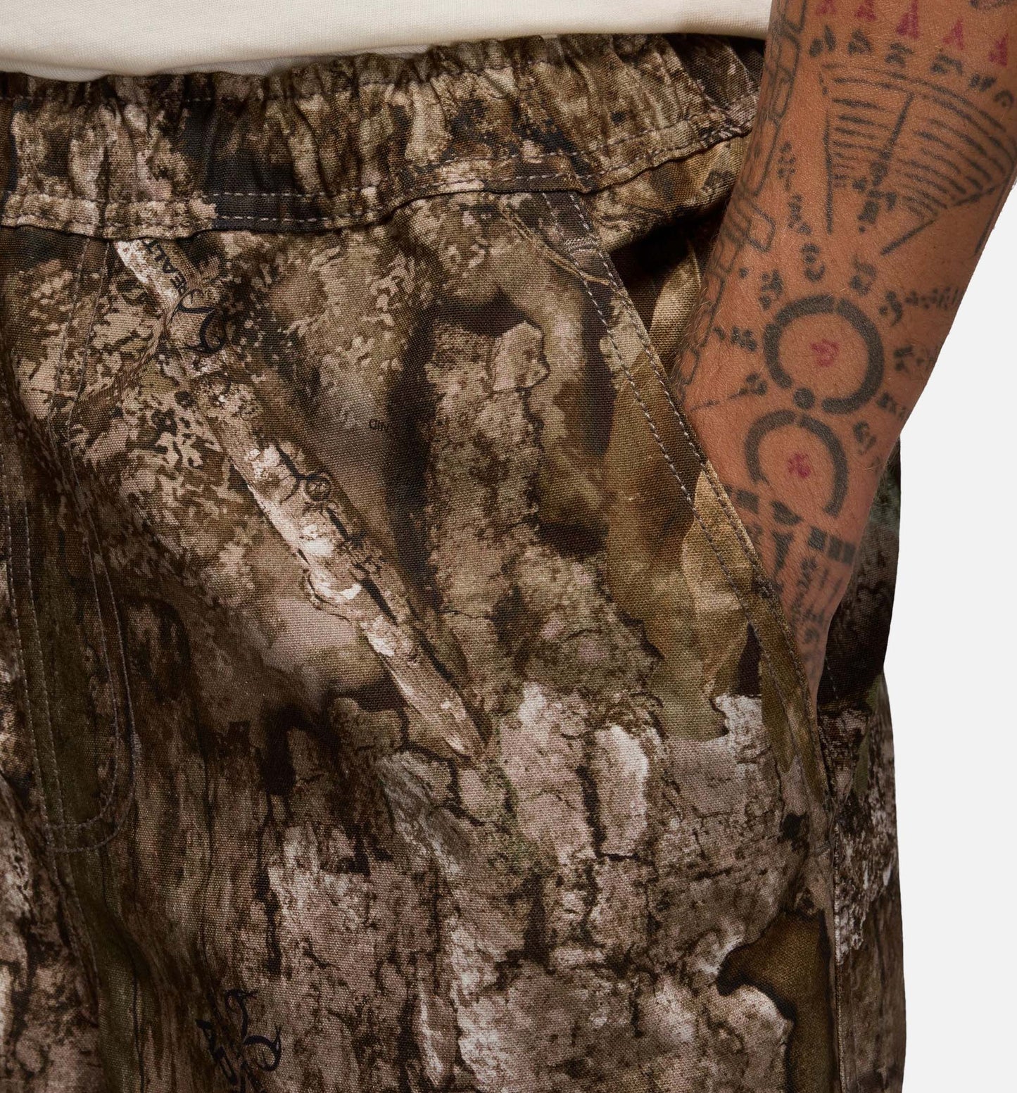 Brooklyn Woven RealTree Mens Pants Medium Olive Sail