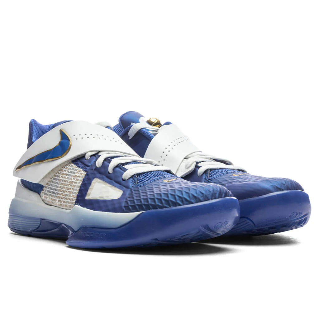 Zoom KD IV MVP Speech Hyper Royal Summit White Metallic Gold