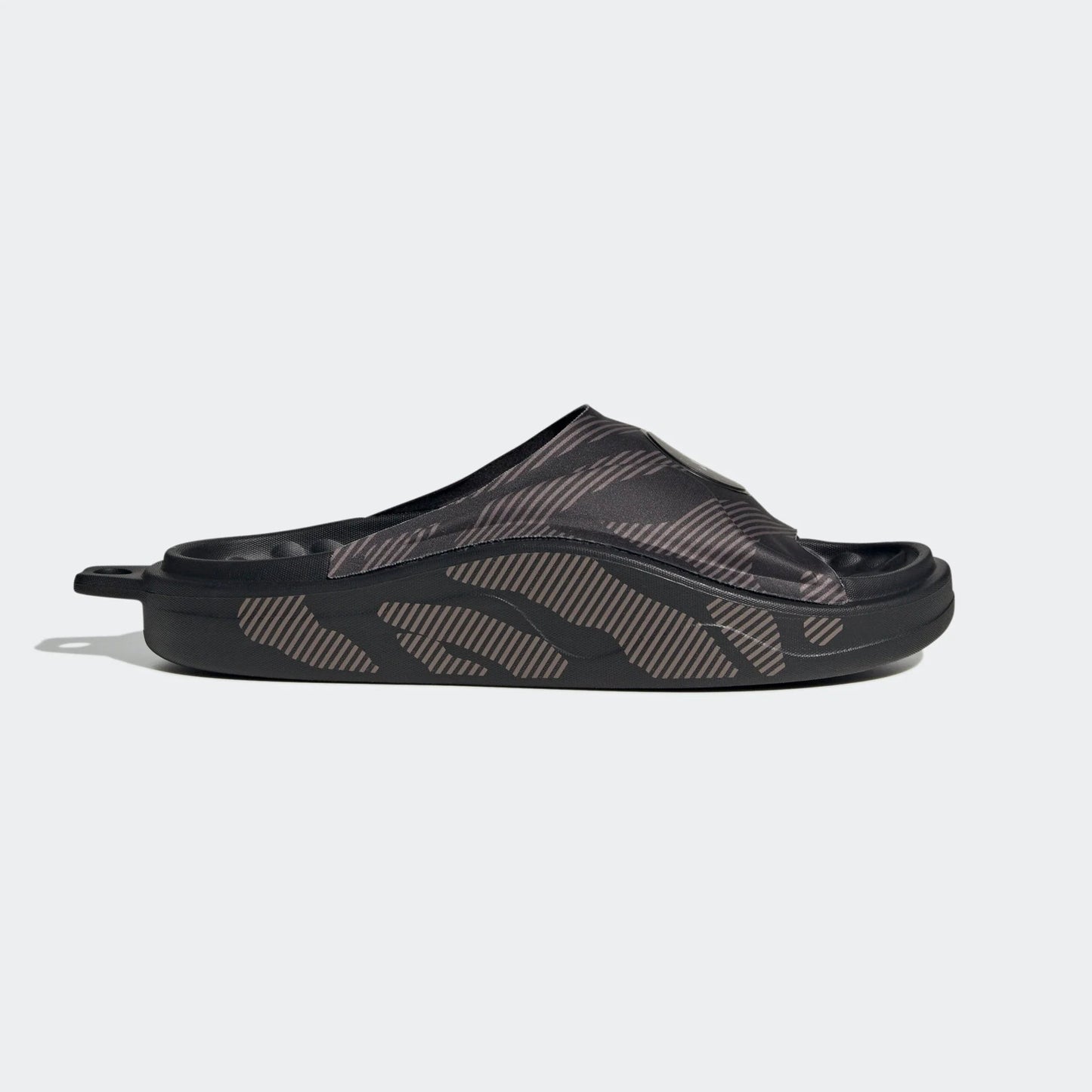 adidas by Stella McCartney Womens Slide Shoes Black Black Tech Earth