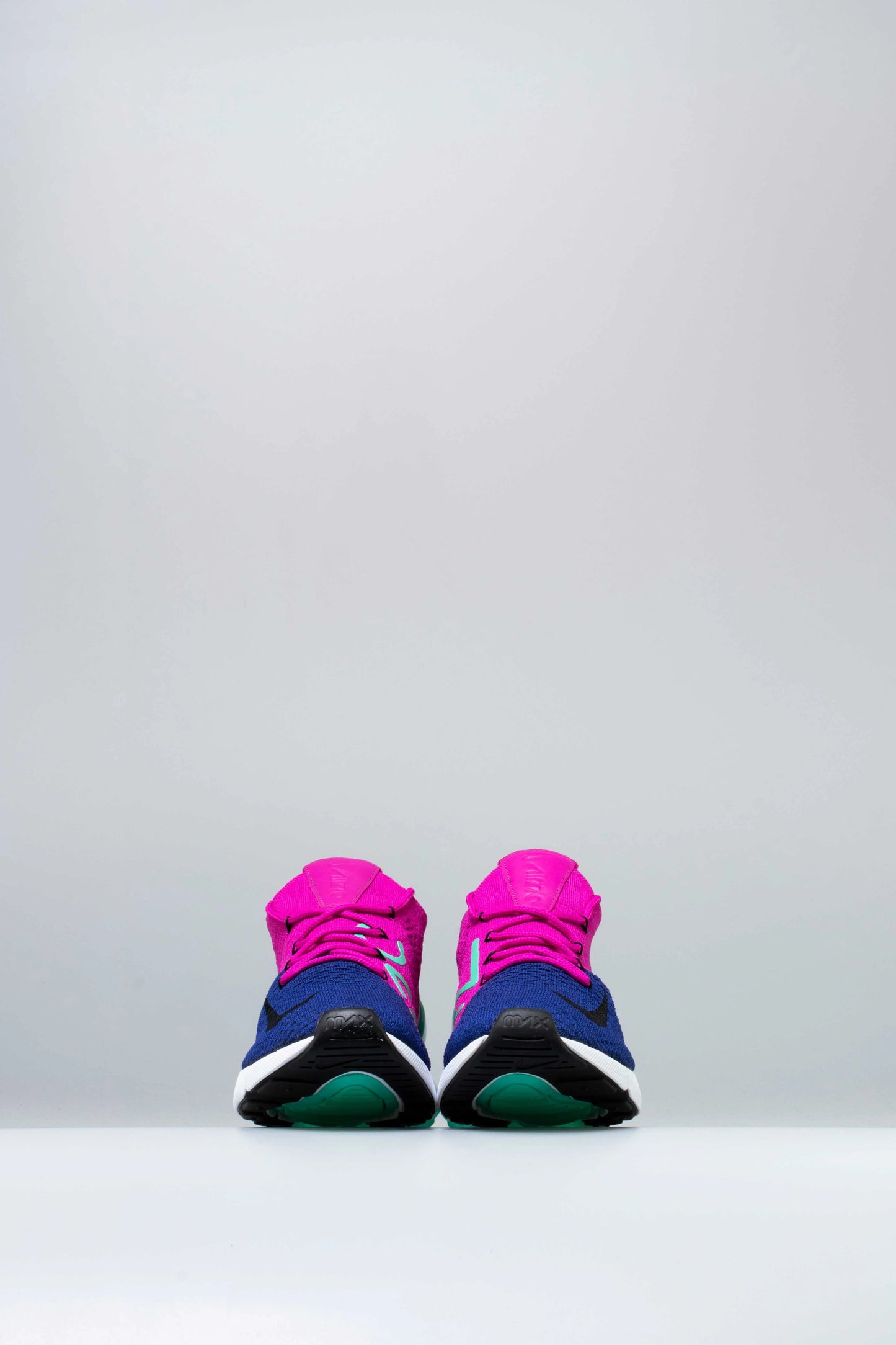 Air Max 270 Flyknit Mens Shoe Deep Royal Blue Black Fuchsia Flash
