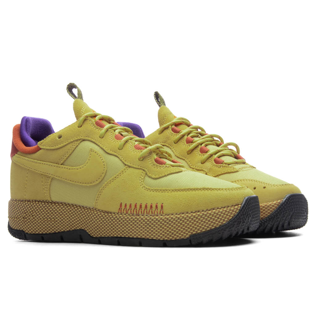 Womens Air Force 1 Wild Wheat Gold Rugged Orange