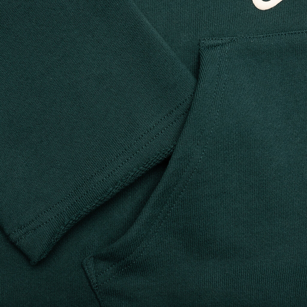Fire Hoodie Green