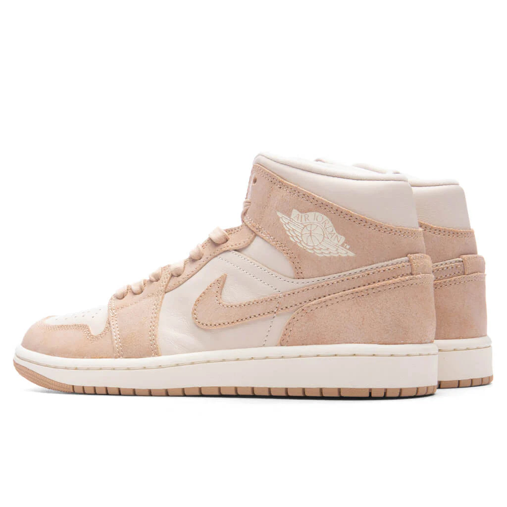 Womens Air Jordan 1 Mid SE Legend Light Brown Legend Medium Brown