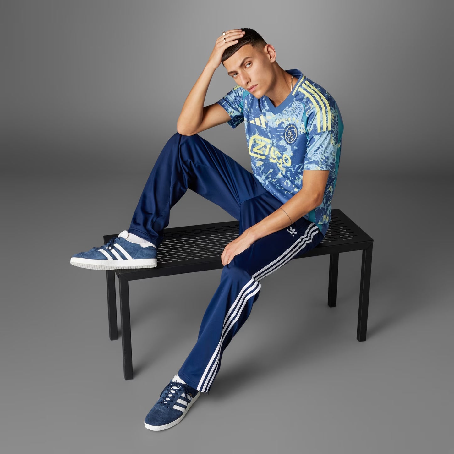 adidas Ajax Amsterdam Away Jersey 24 25 Crew Blue