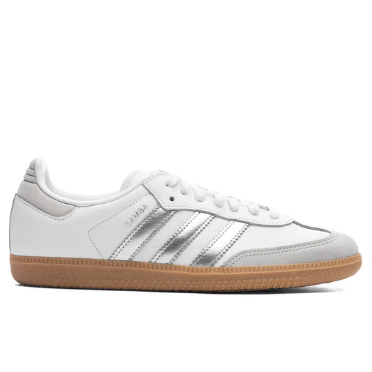 Womens Samba OG Footwear White Silver Metallic Grey One