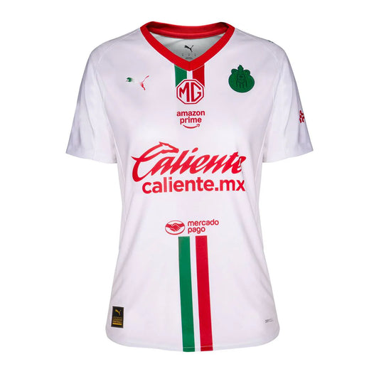 PUMA Womens Chivas Away Soccer Jersey 25 26 White
