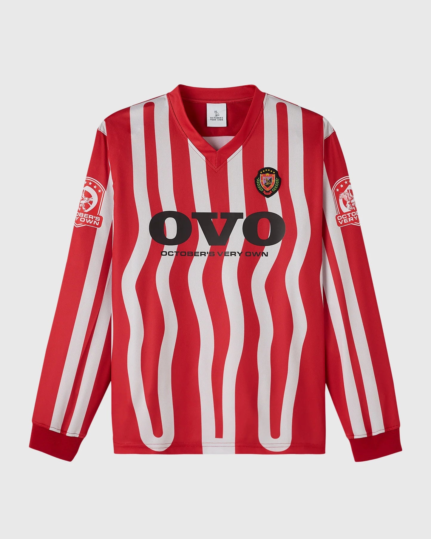 Stripe Soccer Jersey Red