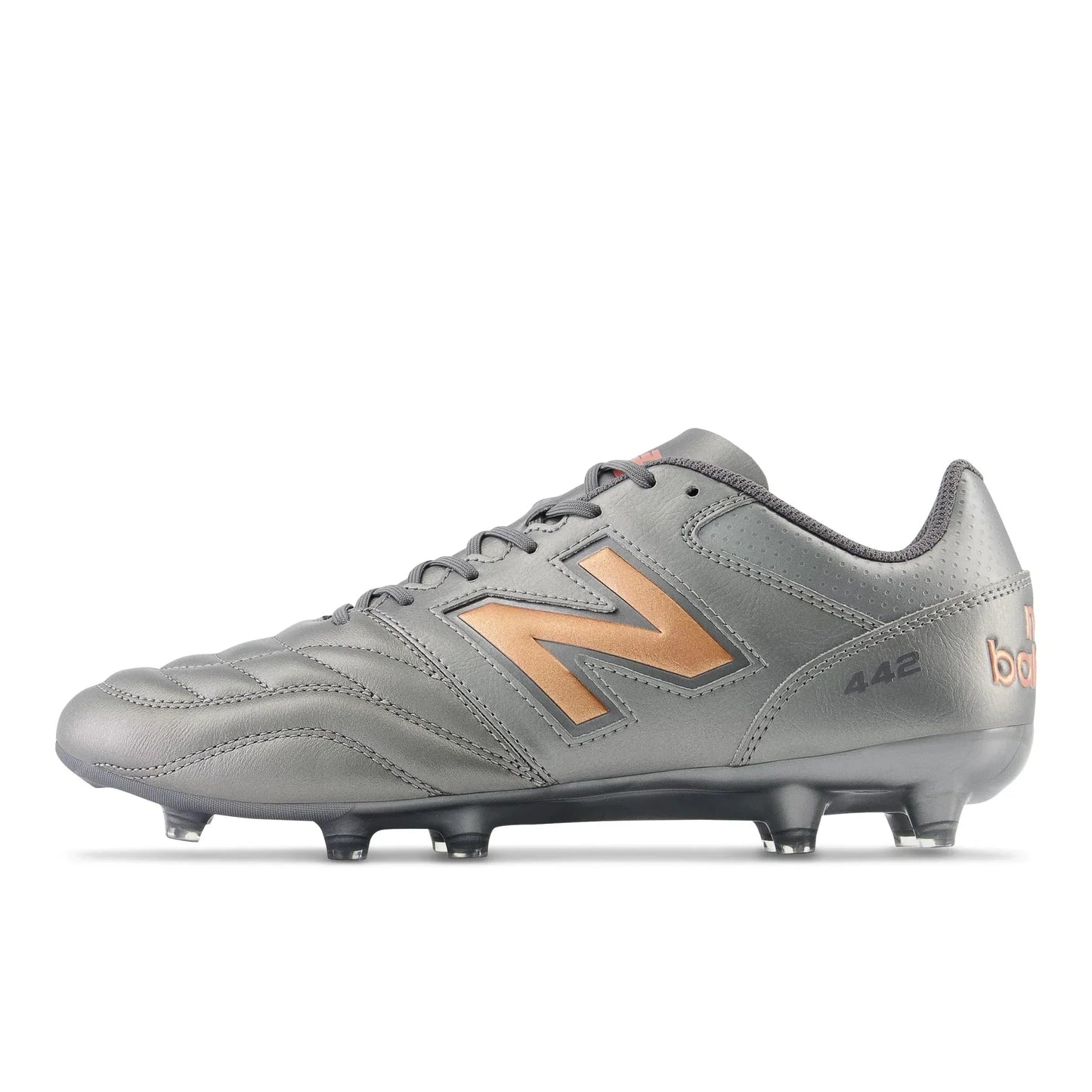 New Balance 442 V2 Team FG Firm Ground Soccer Cleats Silver