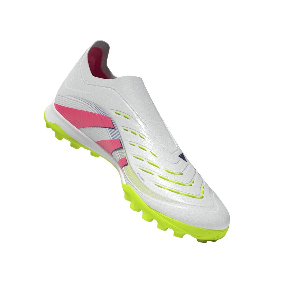 adidas Predator League Laceless Turf Boots White Pink