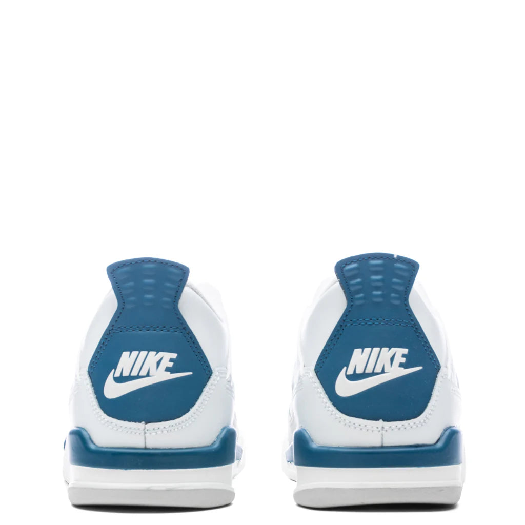 Jordan 4 Retro PS Industrial Blue Off White Military Blue Neutral Grey