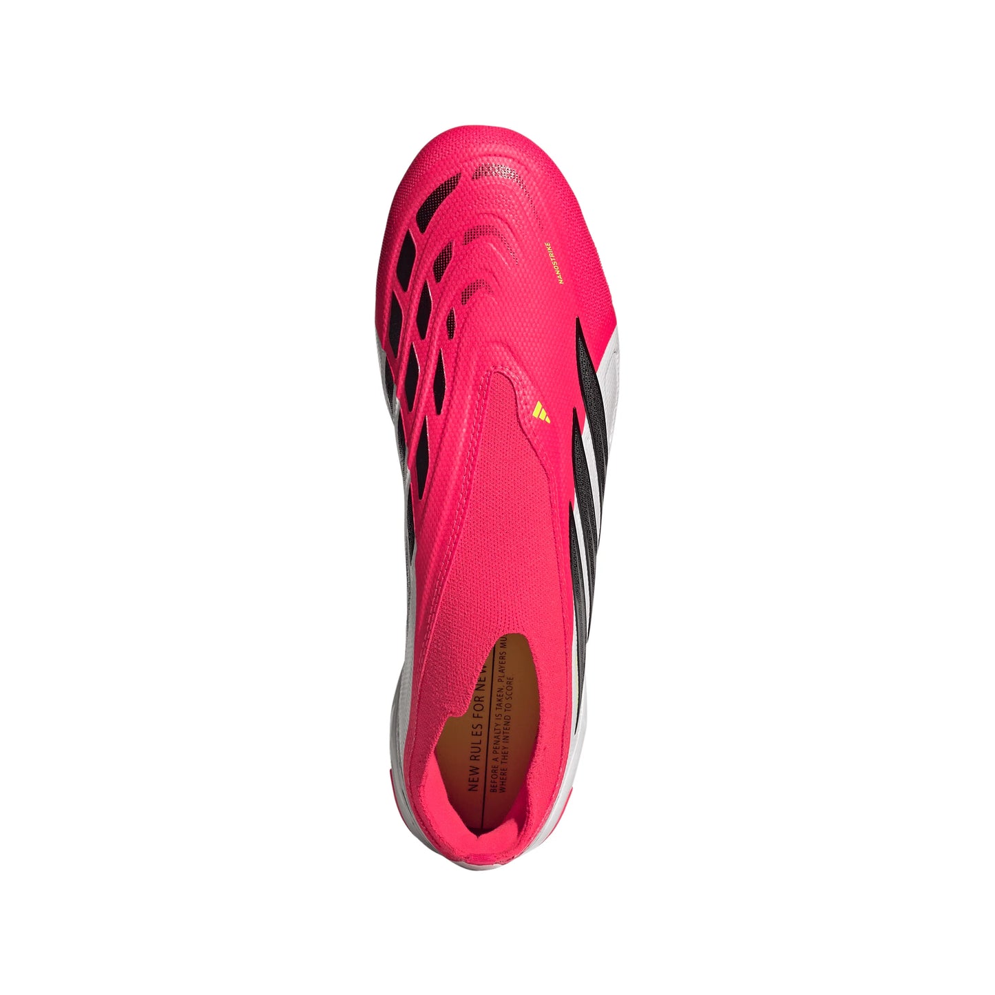 adidas Predator League Laceless FG Firm Ground Mens Soccer Cleats Red Black White