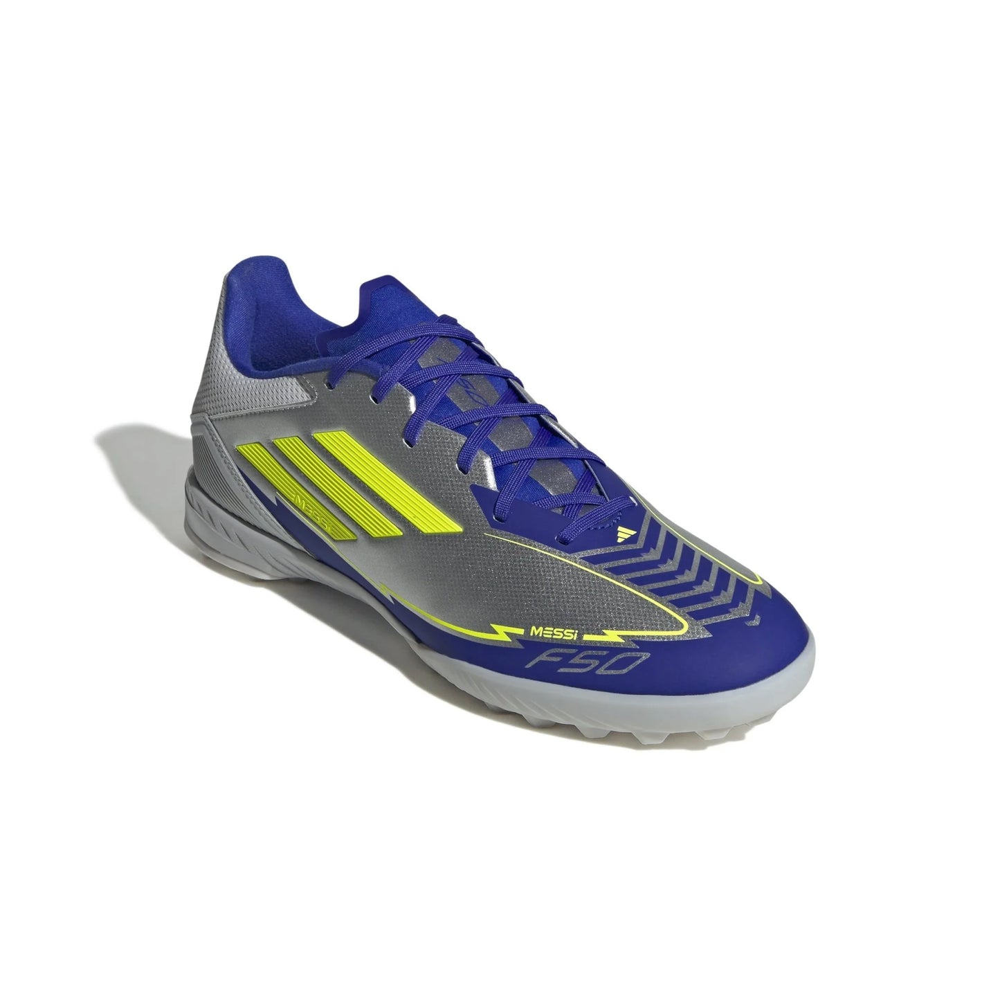 adidas F50 League Messi Turf Boots Silver