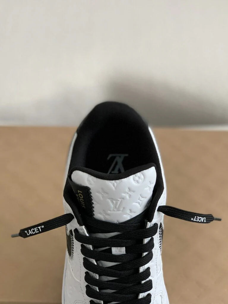 Louis Vuitton x Nike Air Force 1 Low White Black