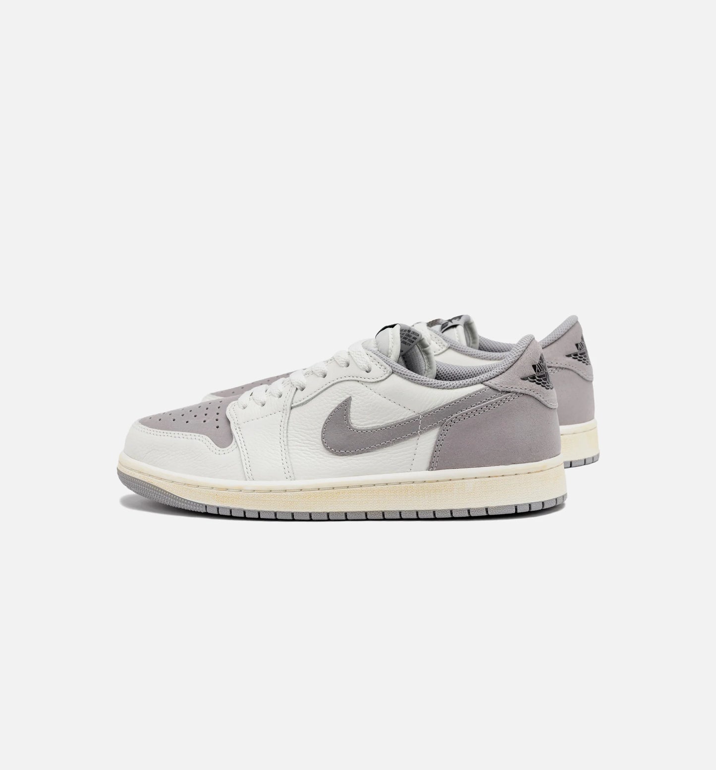 Air Jordan 1 Retro Low OG Atmosphere Grey Mens Lifestyle Shoe Sail Black Atmosphere Grey