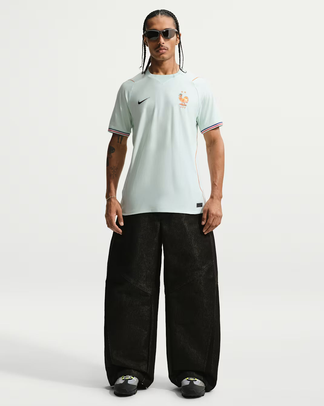 Nike France Away Mens Soccer Jersey 2026 Igloo Monarch Monarch