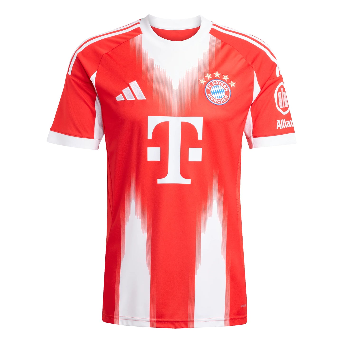 adidas Mens FC Bayern Munich Home Soccer Jersey 25 26 Red