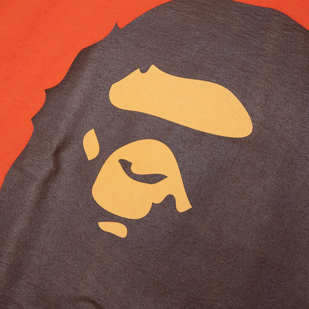 Big Ape Head Tee Orange