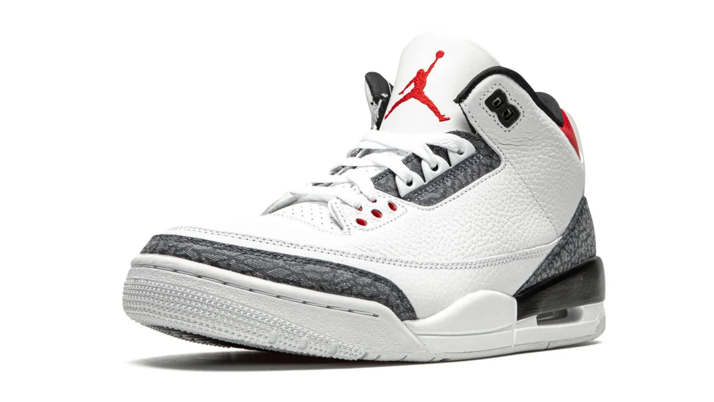 Air Jordan 3 Retro SE T Denim Japan Exclusive Fire Red
