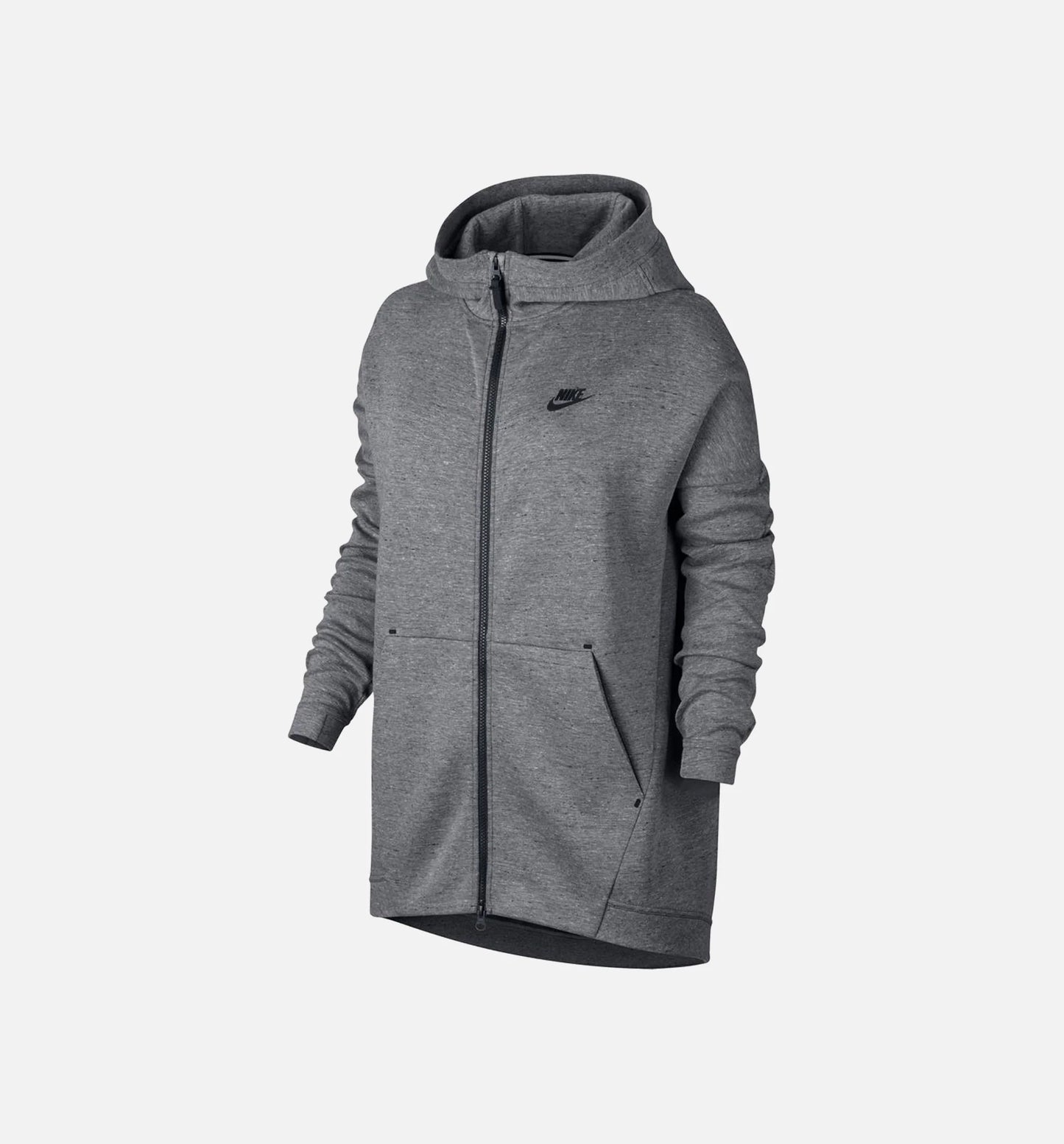 Tech Fleece Cape Womens Jacket Grey Black