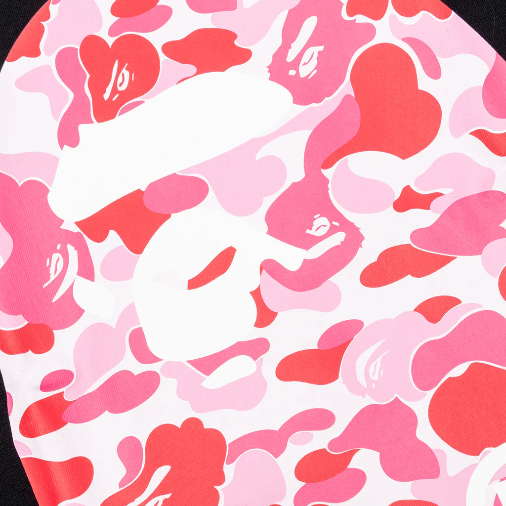 ABC Camo Big Ape Head Tee Black Pink